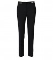 TWINSET SCHWARZE ZIGARETTENHOSE MIT HORSEBIT