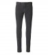 SANTANIELLO GREY HERRINGBONE TROUSERS