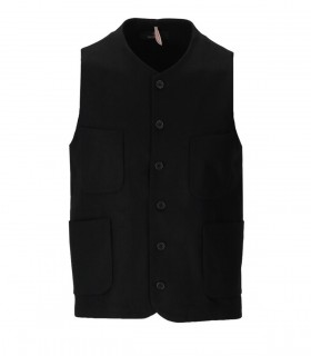 GILET SILENE NERO SANTANIELLO