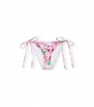 GANNI ROSA BADESLIP MIT BLUMEN