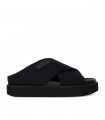 SANDALE PLATEFORME NOIRE GANNI