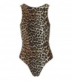 BAÑADOR ENTERO ESTAMPADO LEOPARDO GANNI