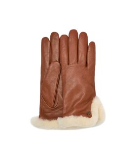 GUANTI LEATHER SHEEPSKIN CHESTNUT UGG