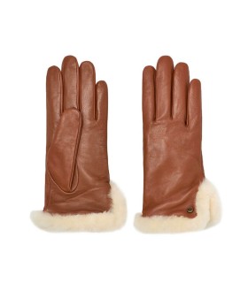 GUANTI LEATHER SHEEPSKIN CHESTNUT UGG