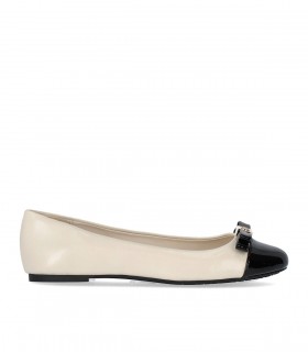 MICHAEL KORS ANDREA CREME BALLERINAS