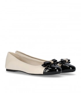 MICHAEL KORS ANDREA CREME BALLERINAS
