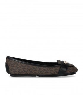 MICHAEL KORS MOC MONOGRAM BRUIN BALLERINAS