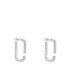 MARC JACOBS THE J MARC PAVÉ HOOPS SILBERNE OHRRINGE