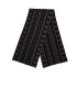 MARC JACOBS THE MONOGRAM KNIT ZWART GRIJS SJAAL