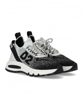 SNEAKER RUN DS2 BIANCO NERO DSQUARED2