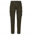 PANTALON CARGO SATEEN STRETCH VERT MILITAIRE C.P. COMPANY