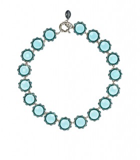 MAX MARA WEEKEND BREMA LIGHT BLUE NECKLACE