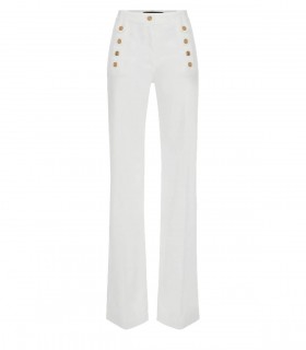 JEAN WIDE LEG IVOIRE ELISABETTA FRANCHI