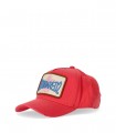 DSQUARED2 D2 PATCH CORAL BASEBALL CAP
