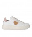 BASKETS AVEC LOGO BLANC ROSE LOVE MOSCHINO