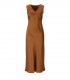 MAX MARA WEEKEND PIETRA BRONZE LONG DRESS