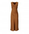MAX MARA WEEKEND PIETRA BRONZE LONG DRESS