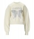 GANNI BUTTERFLY CREME SWEATSHIRT