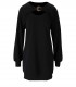 VERSACE JEANS COUTURE HEAVY BASIC ZWART JURK