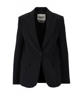 CHAQUETA DE BOTONADURA SENCILLA NEGRA ESSENTIEL ANTWERP