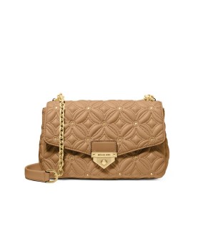 BORSA A TRACOLLA SOHO MEDIA BEIGE MICHAEL KORS