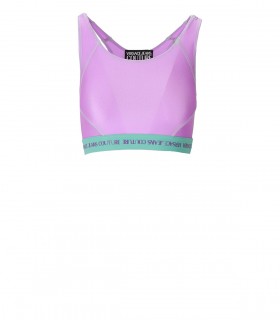 VERSACE JEANS COUTURE SHINY LILA TOP