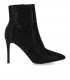 MICHAEL KORS RUE STRASS SCHWARZE STIEFELETTE MIT ABSATZ