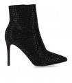 BOTÍN DE TACÓN RUE STRASS NEGRO MICHAEL KORS