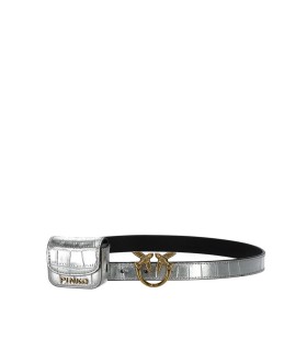 PINKO BREVIS COCCO H2 SILVER BELT