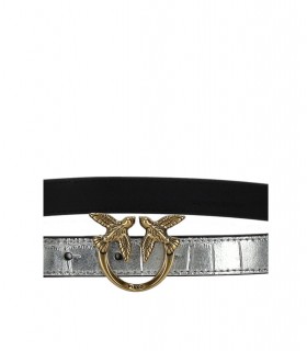 PINKO BREVIS COCCO H2 SILVER BELT