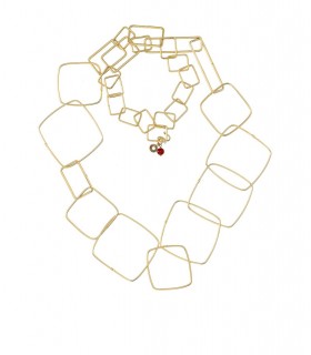 ÀLMALA GEOMETRIC GOLD NECKLACE