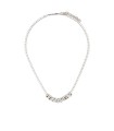 DSQUARED2 LOGO STRASS SILVER NECKLACE