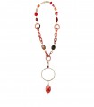 ÀLMALA METAL PINK NECKLACE