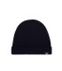 EMPORIO ARMANI BLUE RIBBED BEANIE