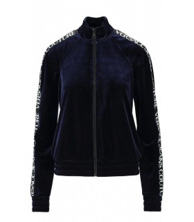 SWEAT-SHIRT VELOURS BLEU VERSACE JEANS COUTURE