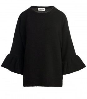 MAGLIA GIROCOLLO CIENFUEGOS NERA ESSENTIEL ANTWERP