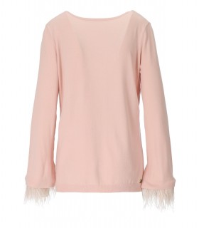 TWINSET ROZE TRUI MET VEREN