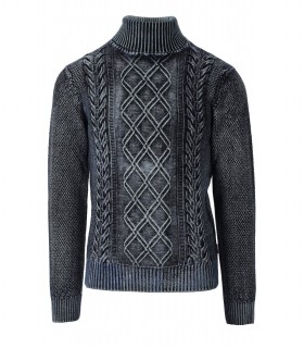 MAGLIONE DOLCEVITA BEAM BLU BOB