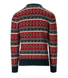 BOB RUMBLE DARK GREEN CREWNECK JUMPER
