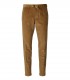 WHITE SAND GREG HONEY RIBBED TROUSERS