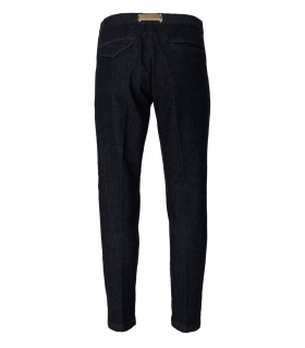 PANTALON GREG DENIM BLEU FONCÉ WHITE SAND