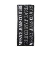 ÉCHARPE ALLOVER LOGO NOIR BLANC VERSACE JEANS COUTURE