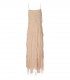 ROBE LONGUE GILL ROSE NUDE ANIYE BY