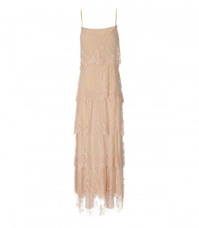 ABITO LUNGO GILL ROSA NUDE ANIYE BY