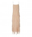 ABITO LUNGO GILL ROSA NUDE ANIYE BY