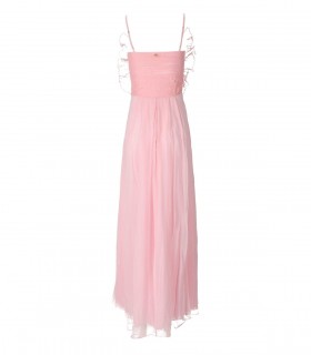 VESTIDO LARGO MARIPOSA ROSA BLUGIRL
