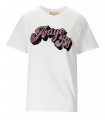 ANIYE BY MEDA WHITE GLITTER T-SHIRT