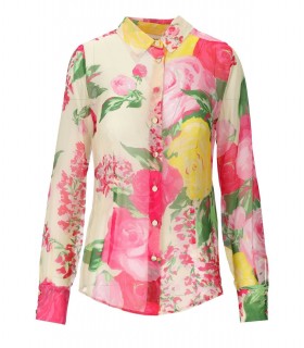 BLUGIRL MEHRFARBIGES HEMD MIT BLUMEN