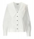 GANNI WHITE SHIRT WITH MAXI COLLAR