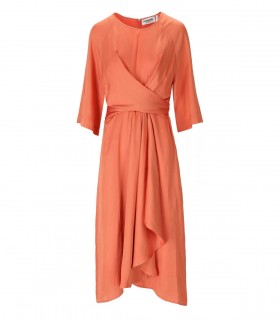 VESTIDO LARGO DEARL NARANJA ESSENTIEL ANTWERP